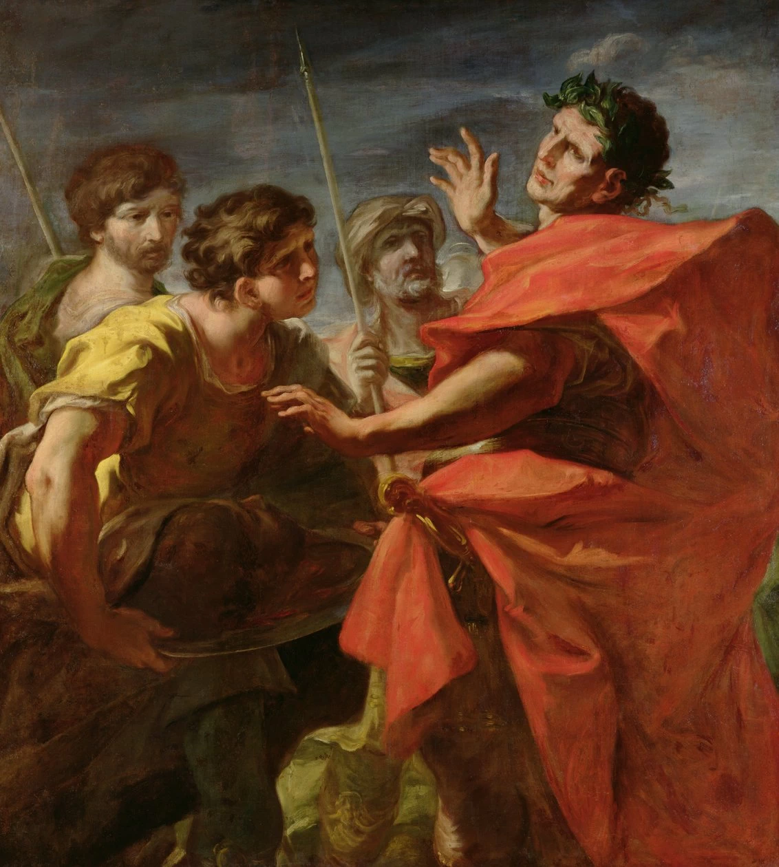 La testa di Pompeo presentata a Cesare - Caen, Musée des Beaux, Arts